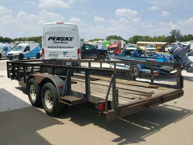 46UFU1821Y106666 - 2000 UTILITY TRAILER Սև լուսանկար 3