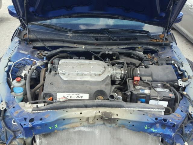 1HGCS2B8XBA002231 - 2011 HONDA ACCORD EXL Blau Foto 7