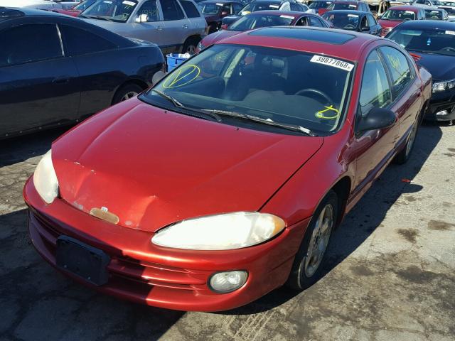 2B3HD56G12H268435 - 2002 DODGE INTREPID E RED photo 2