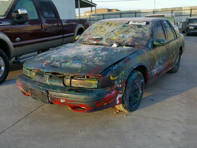 1G3WH52M5SD385552 - 1995 OLDSMOBILE CUTLASS SU RED photo 2