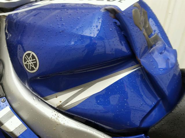 JYA5AHE045A047622 - 2005 YAMAHA YZF600 R BLUE photo 10