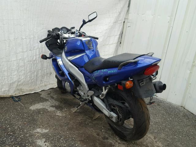 JYA5AHE045A047622 - 2005 YAMAHA YZF600 R BLUE photo 3