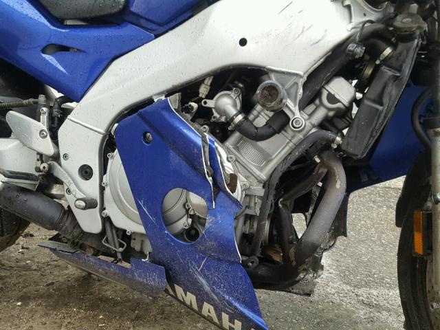 JYA5AHE045A047622 - 2005 YAMAHA YZF600 R BLUE photo 7