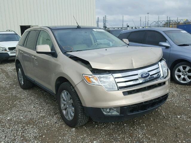 2FMDK49C77BB01640 - 2007 FORD EDGE SEL P BEIGE photo 1