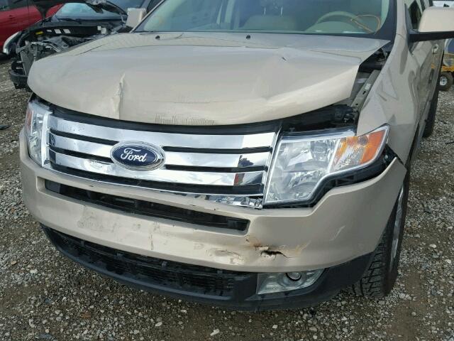 2FMDK49C77BB01640 - 2007 FORD EDGE SEL P BEIGE photo 9