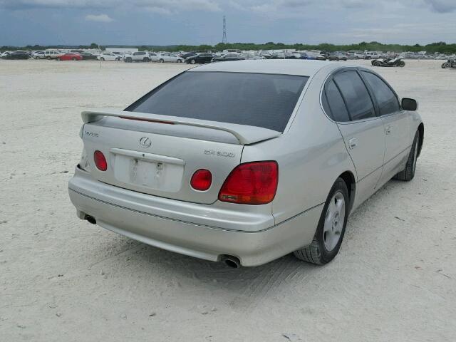 JT8BD69S750204353 - 2005 LEXUS GS 300 SILVER photo 4