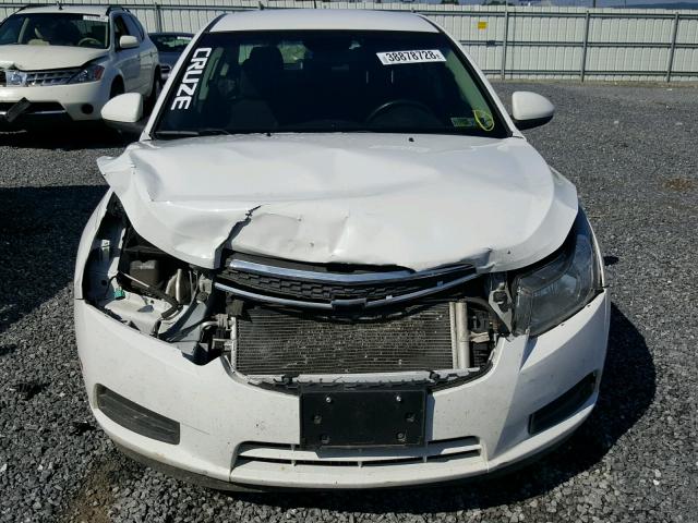 1G1PJ5S94B7263342 - 2011 CHEVROLET CRUZE ECO WHITE photo 7