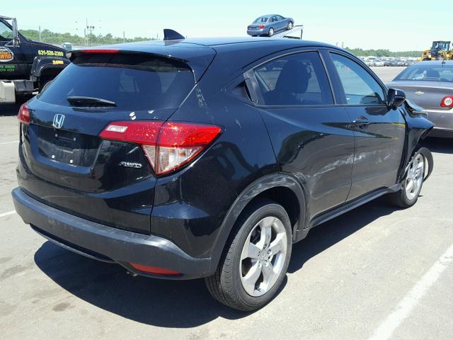 3CZRU6H51GM739121 - 2016 HONDA HR-V EX BLACK photo 4