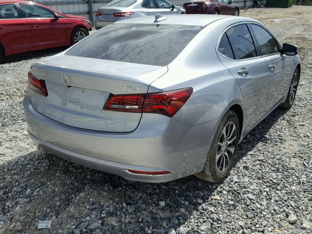 19UUB1F37HA009496 - 2017 ACURA TLX SILVER photo 4