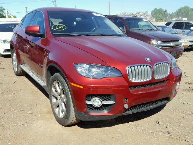 5UXFG8C5XBLZ95219 - 2011 BMW X6 XDRIVE5 Қызыл фото 1