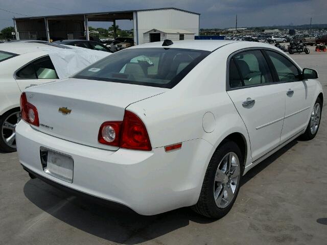 1G1ZD5EU9CF151563 - 2012 CHEVROLET MALIBU 2LT WHITE photo 4