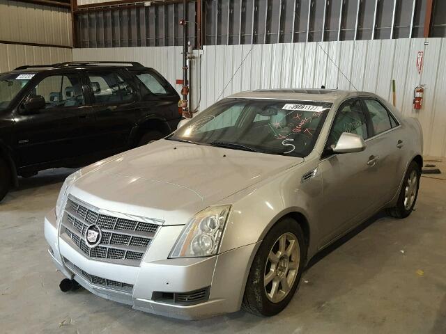 1G6DP57V680113140 - 2008 CADILLAC CTS HI FEA SILVER photo 2