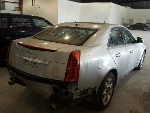 1G6DP57V680113140 - 2008 CADILLAC CTS HI FEA SILVER photo 4