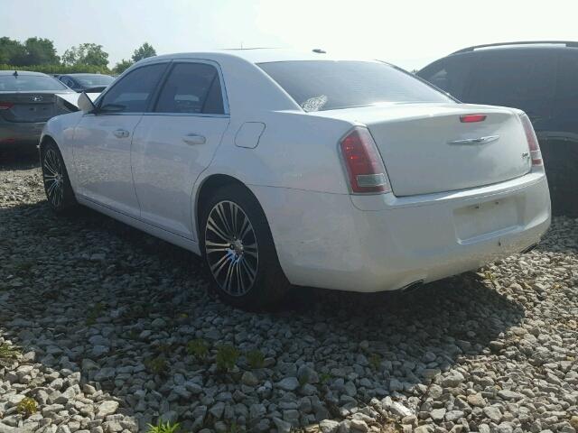 2C3CCABG5DH714426 - 2013 CHRYSLER 300 WHITE photo 3