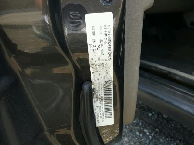 1J8HG48KX6C209208 - 2006 JEEP COMMANDER GRAY photo 10