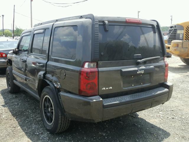 1J8HG48KX6C209208 - 2006 JEEP COMMANDER GRAY photo 3