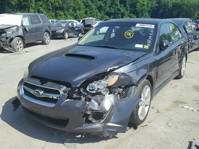 4S3BL676386217810 - 2008 SUBARU LEGACY GT CHARCOAL photo 2