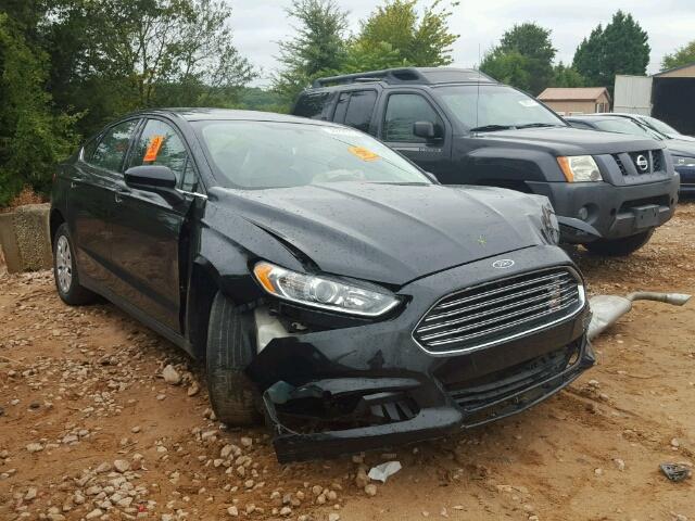 3FA6P0G75ER326821 - 2014 FORD FUSION BLACK photo 1