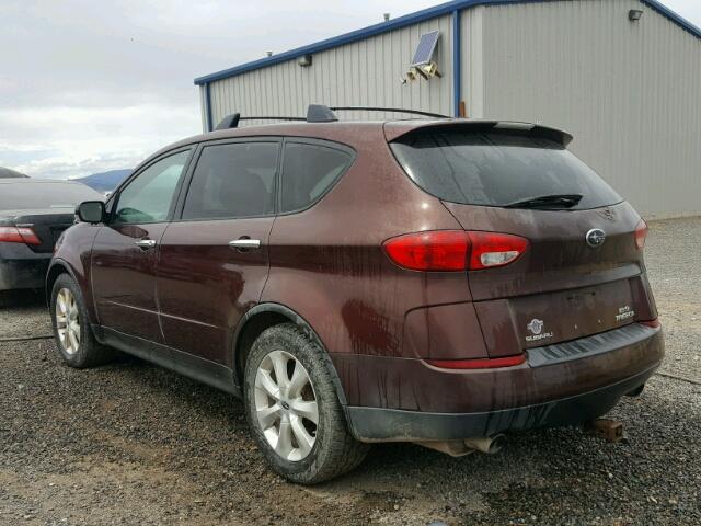 4S4WX85CX64407229 - 2006 SUBARU B9 TRIBECA MAROON photo 3