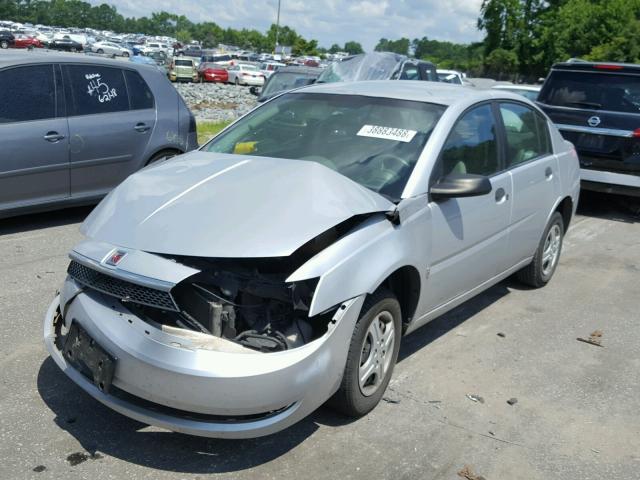 1G8AG52F44Z111628 - 2004 SATURN ION LEVEL SILVER photo 2
