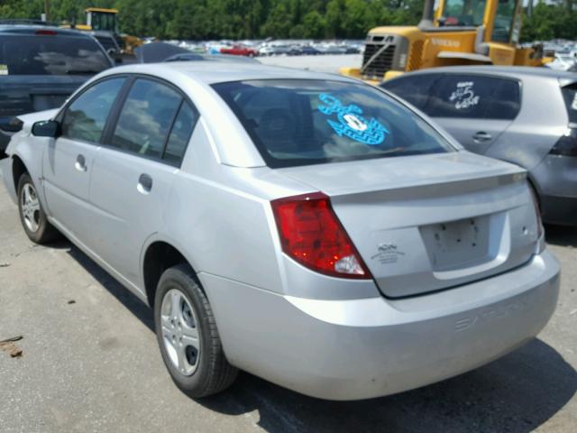 1G8AG52F44Z111628 - 2004 SATURN ION LEVEL SILVER photo 3
