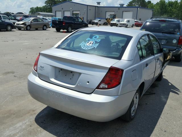 1G8AG52F44Z111628 - 2004 SATURN ION LEVEL SILVER photo 4