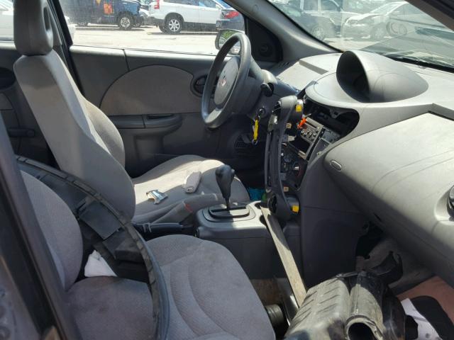 1G8AG52F44Z111628 - 2004 SATURN ION LEVEL SILVER photo 5