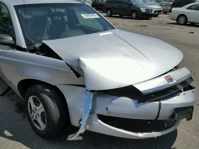 1G8AG52F44Z111628 - 2004 SATURN ION LEVEL SILVER photo 9