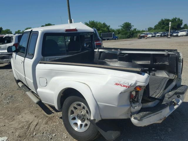 4F4YR16V63TM11334 - 2003 MAZDA B3000 CAB WHITE photo 3