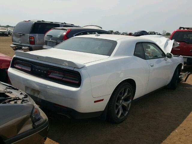 2C3CDZAGXFH805417 - 2015 DODGE CHALLENGER WHITE photo 4