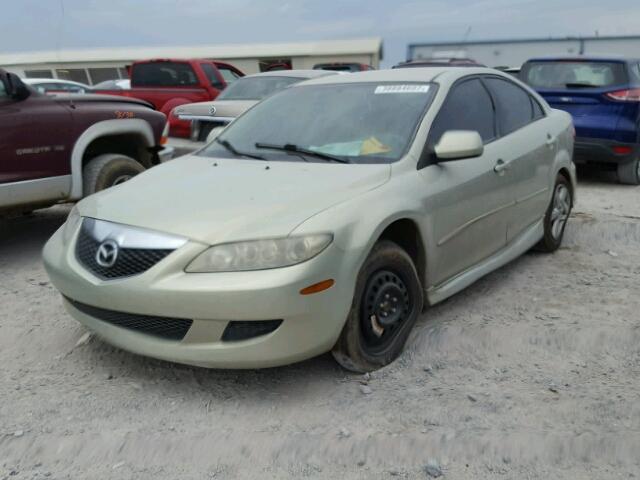 1YVFP80C545N27940 - 2004 MAZDA 6 GOLD photo 2