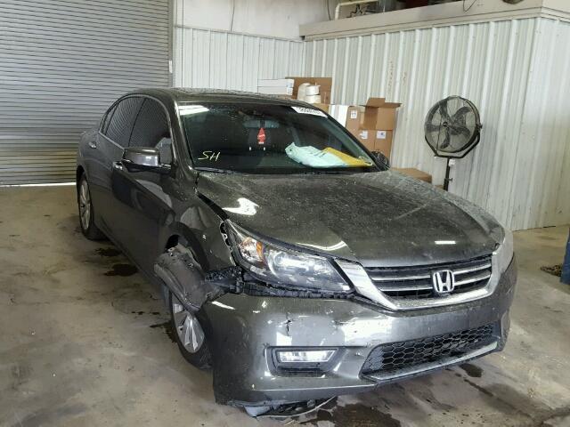 1HGCR2F87DA250560 - 2013 HONDA ACCORD EXL GRAY photo 1