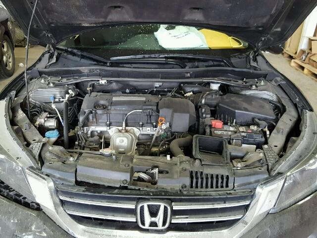 1HGCR2F87DA250560 - 2013 HONDA ACCORD EXL GRAY photo 7