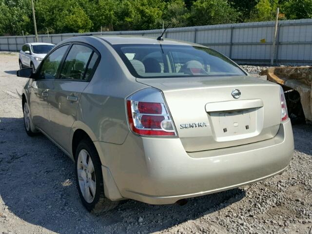 3N1AB61E68L618159 - 2008 NISSAN SENTRA 2.0 BEIGE photo 3