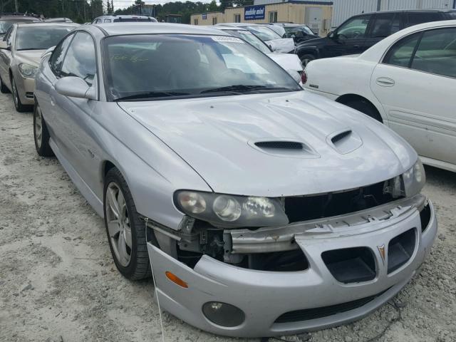 6G2VX12U45L446303 - 2005 PONTIAC GTO SILVER photo 1