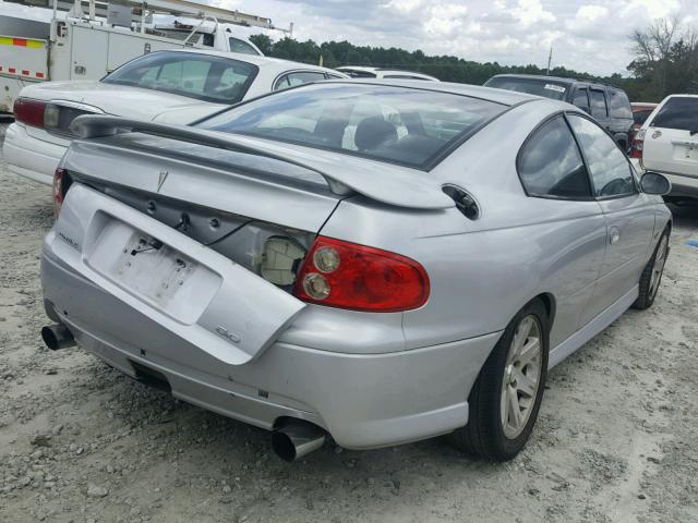 6G2VX12U45L446303 - 2005 PONTIAC GTO SILVER photo 4