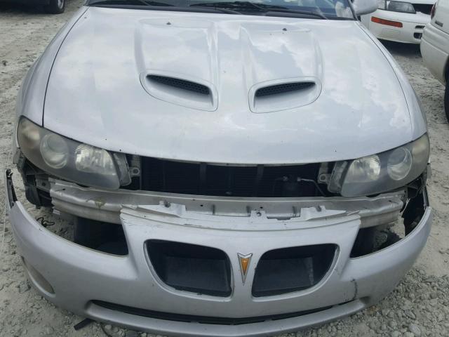 6G2VX12U45L446303 - 2005 PONTIAC GTO SILVER photo 7