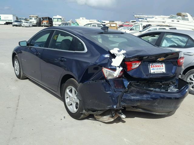 1G1ZB5ST6JF240876 - 2018 CHEVROLET MALIBU LS ლურჯი ფოტო 3