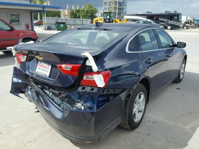 1G1ZB5ST6JF240876 - 2018 CHEVROLET MALIBU LS ლურჯი ფოტო 4
