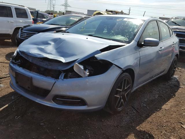 1C3CDFBA4DD298484 - 2013 DODGE DART SXT BLUE photo 2