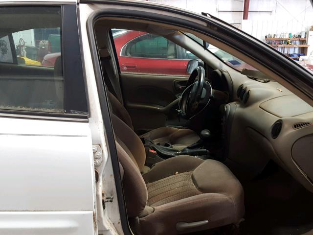 1G2NF52T21M625846 - 2001 PONTIAC GRAND AM S 白色 照片 5