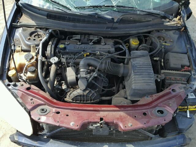 1B3EL46X63N561546 - 2003 DODGE STRATUS SE BLUE photo 7