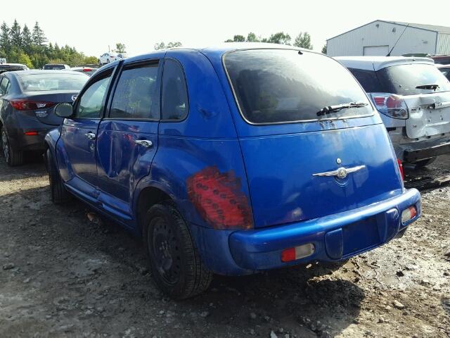 3C4FY48B15T514787 - 2005 CHRYSLER PT CRUISER BLUE photo 3