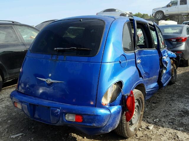 3C4FY48B15T514787 - 2005 CHRYSLER PT CRUISER BLUE photo 4