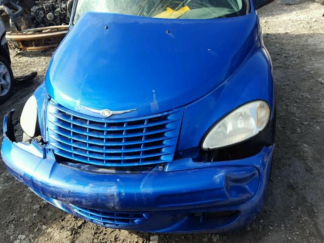 3C4FY48B15T514787 - 2005 CHRYSLER PT CRUISER BLUE photo 7