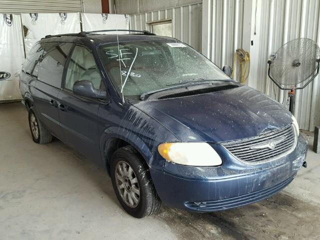 2C8GP74L83R172051 - 2003 CHRYSLER TOWN & COU BLUE photo 1