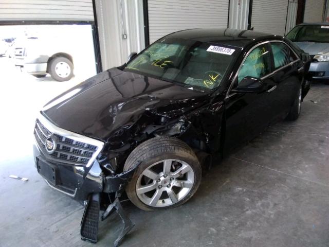 1G6AA5RA8E0146232 - 2014 CADILLAC ATS BLACK photo 2