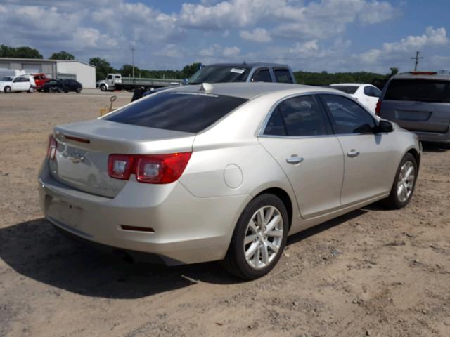 1G11H5SLXEF261134 - 2014 CHEVROLET MALIBU LTZ 金色 照片 4