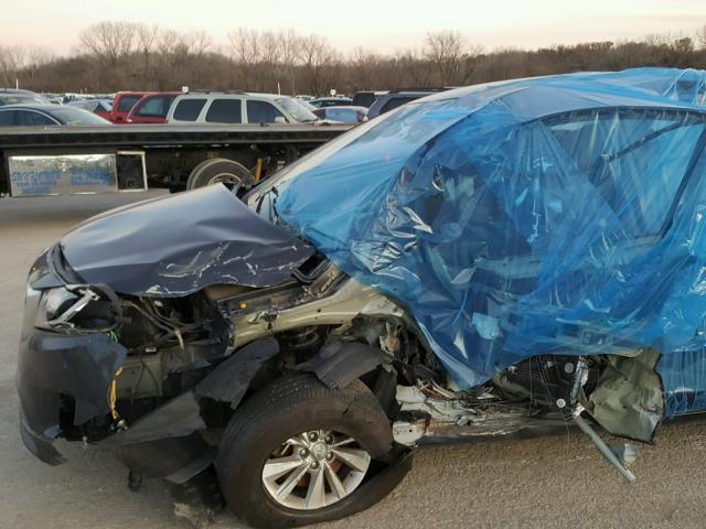 KNDMB5C18G6082404 - 2016 KIA SEDONA LX BLUE photo 9