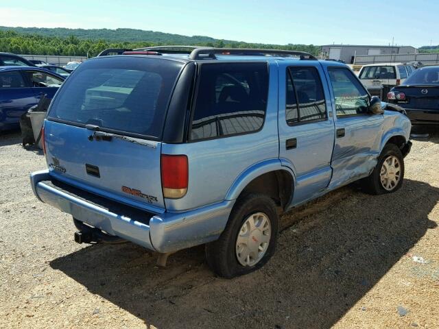 1GKDT13W9V2534015 - 1997 GMC JIMMY BLUE photo 4